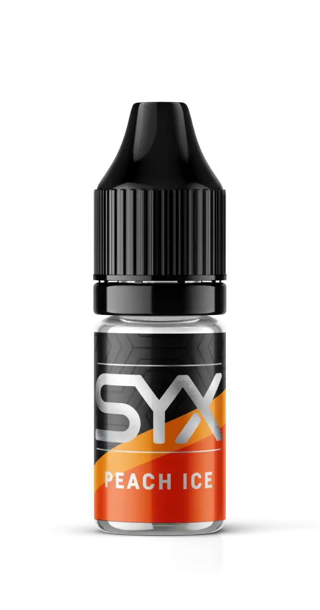 SYX_eliquid_Peach_Ice_bottle_mockup+shadow